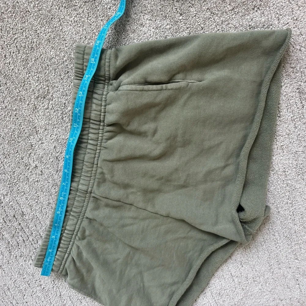 2/$20 Offline by Aerie Throwback Fleece Short in Olive Fun size M - Picture 8 of 9